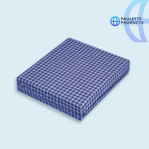 plaid wheelchair cushion